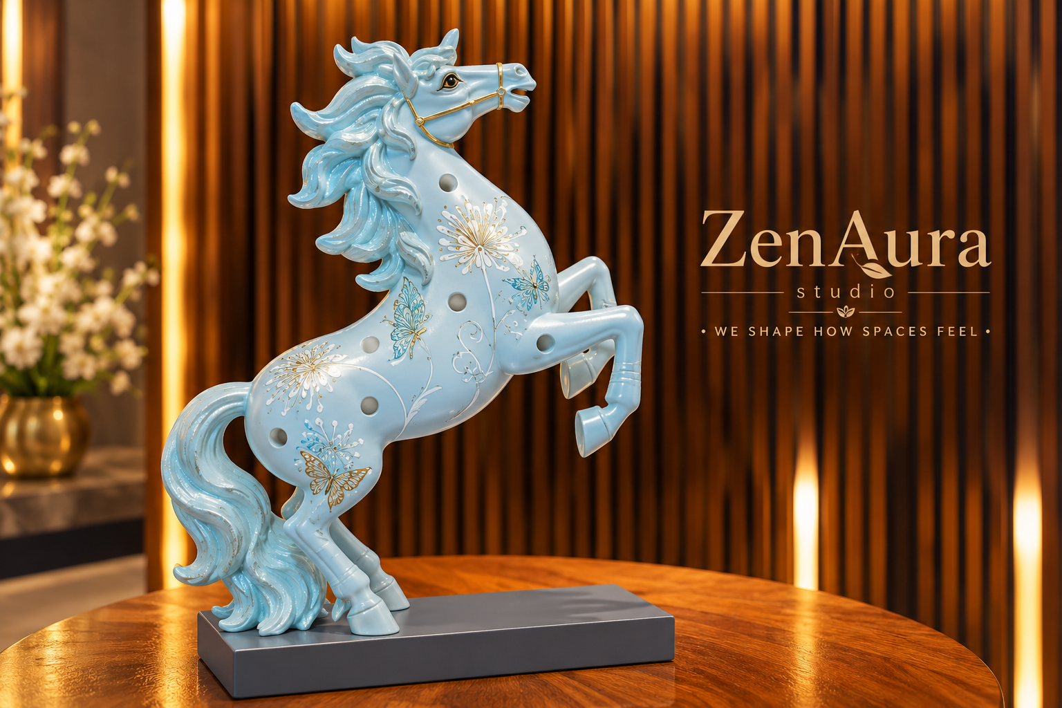 Celestia Equine Ascend – Rearing Horse Sculpture