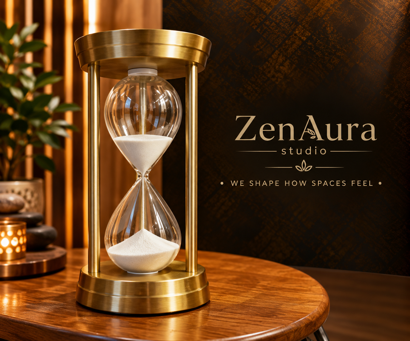 Eternal Moments Luxury Hourglass – Gold