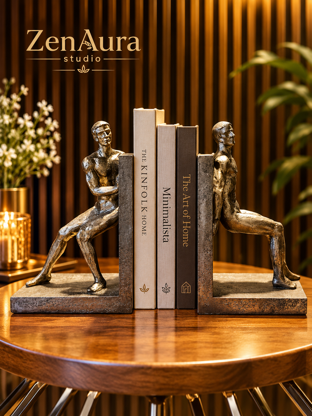 Strength in Balance – Sculptural Bookends