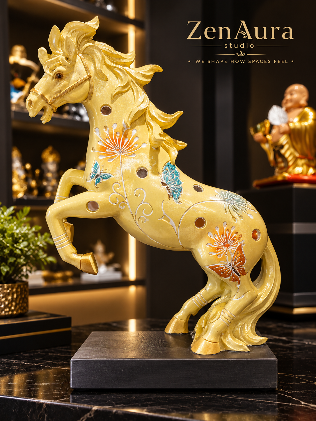 Solara Equine Rise – Rearing Horse Sculpture