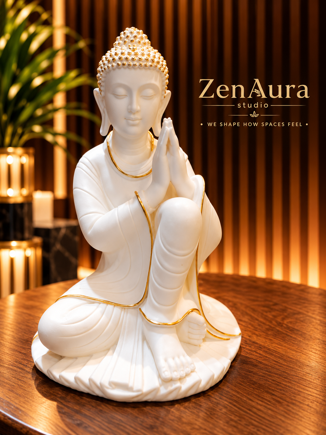 Anjali Buddha – Serenity Sculpture