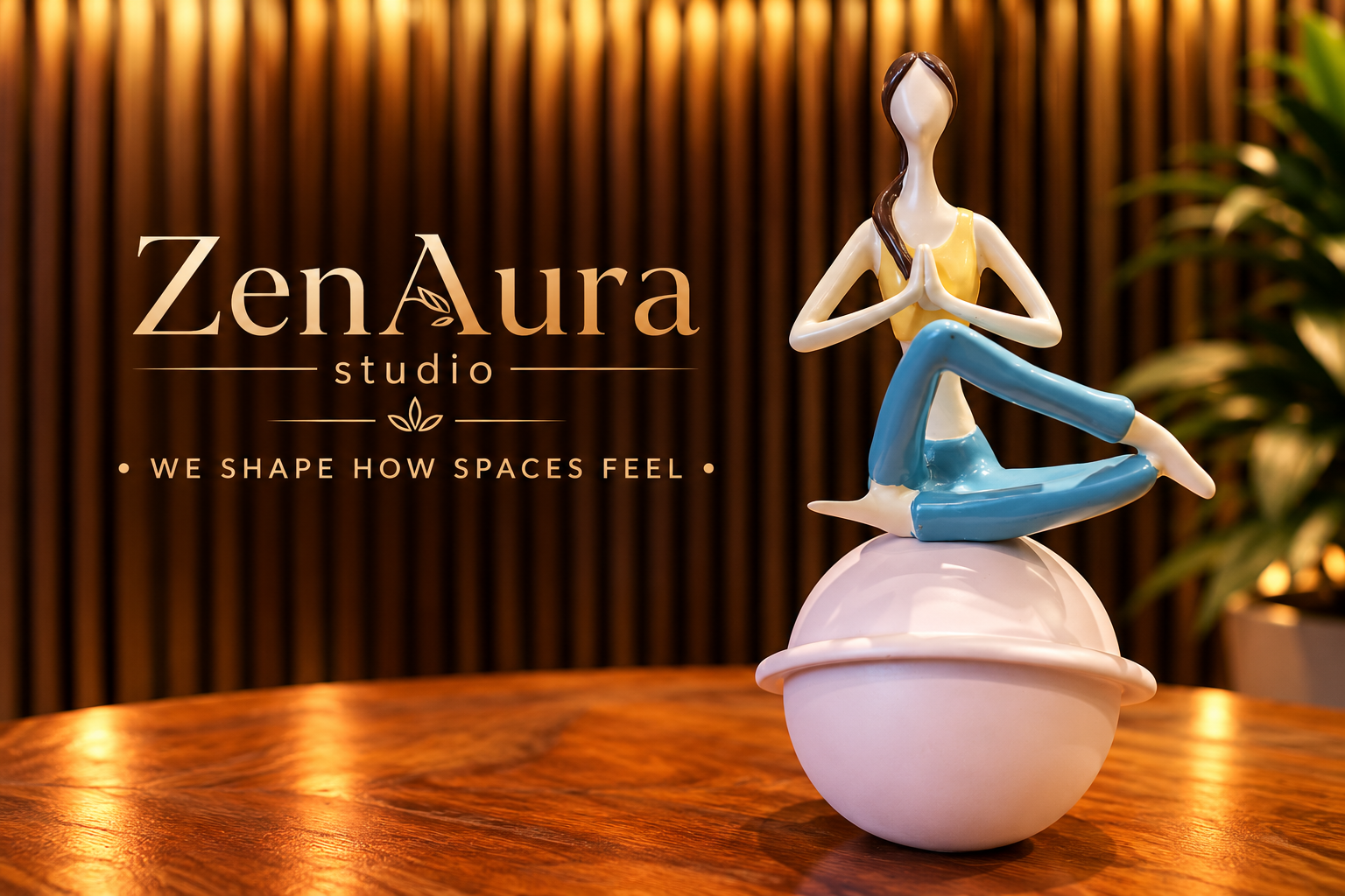 Celestial Harmony – Namaste Yoga Girl Sculpture