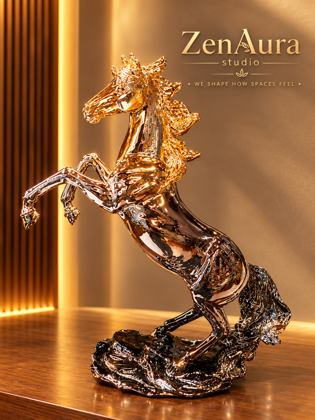Majestic Ascend – Royal Rearing Horse Sculpture