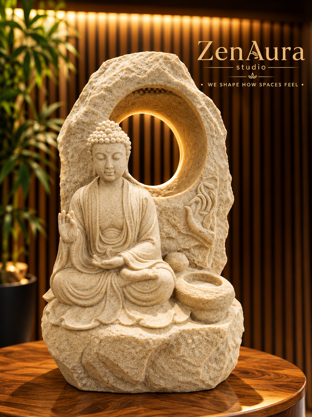 Bodhi Cascade – Buddha Water Fountain
